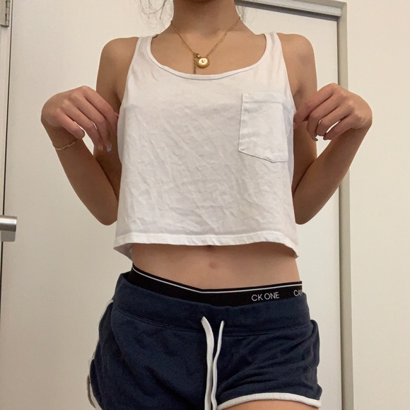 Garage cropped tank top (OG $ ~ 20) size small - Picture 2 of 4